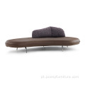Luxo European European Lounge Chair /Round Lounge Sofá